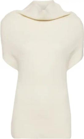 Rick Owens - Top In Maglia Sl Crater Milk - Größe L - bunt