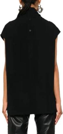 Rick Owens - Edfu T Top Black - Größe 42 - schwarz