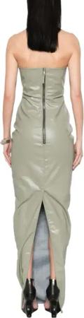 Rick Owens - Denim Prong Gown Celadon - Größe 46 - grün