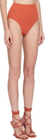 Rick Owens - Brief Knit Shorts Tangerine - Größe 44 - orange