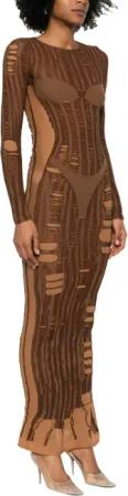 Diesel - M Calimera Dress Brown - Größe S - braun