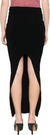 Rick Owens - Gonna In Maglia Pillar Skirt Black - Größe S - schwarz