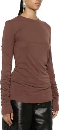 Rick Owens - Edfu Top Throat - Größe 42 - braun