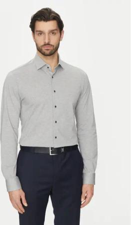 Michael Kors Hemd MD0MD91392 Grau Slim Fit