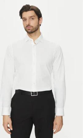 Michael Kors Hemd MD0MD91392 Weiß Slim Fit