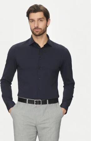 Michael Kors Hemd MD0MD91498 Dunkelblau Slim Fit