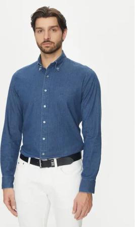Michael Kors Jeanshemd MD0MD91441 Dunkelblau Slim Fit