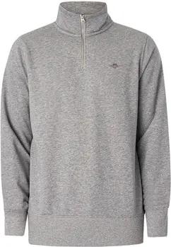 Gant  Sweatshirt Reguläres Shield-Sweatshirt mit halbem Reißverschluss