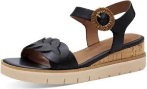 Tamaris Sandalen Sandaletten 1-28258-44-805 navy Leder 1-28258-44-805