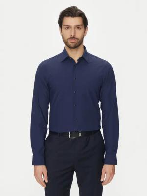 Michael Kors Hemd MK0DS01531 Dunkelblau Slim Fit