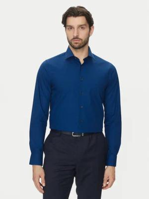 Michael Kors Hemd MK0DS01291 Dunkelblau Slim Fit