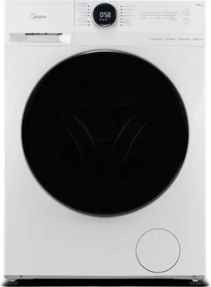 Midea Waschtrockner MF200D86WB-14DAS, 8 kg, 1400 U/min, Turbo- 40 Prozent kürzere Waschzeit, volle Leistung