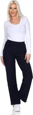 OriginalYou Bundfaltenhose Damen Schlupfhose Stoffhose moderne Freizeithose Stretchhose auch in größen Größen erhältlich
