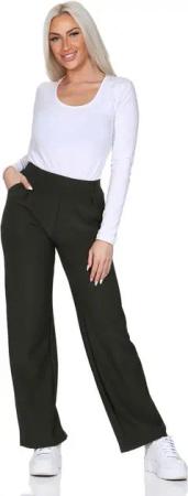 OriginalYou Bundfaltenhose Damen Schlupfhose Stoffhose moderne Freizeithose Stretchhose auch in größen Größen erhältlich