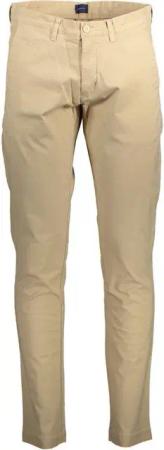 Gant 5-Pocket-Hose Beige Herrenhose: Elegante 5-Taschen-Hose mit schmalem Schnitt