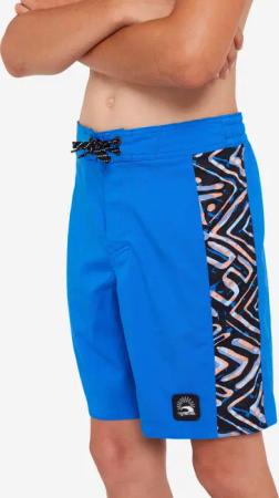 Boardshorts Surfen Jungen 900 Band blau