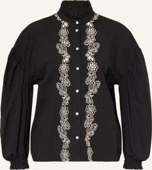 Part Two Bluse mit Lochspitze und 3/4-Arm