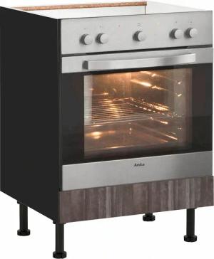 wiho Küchen Herdumbauschrank "Nisos", 60 cm breit, mit verstellbaren Füßen, ohne Arbeitsplatte