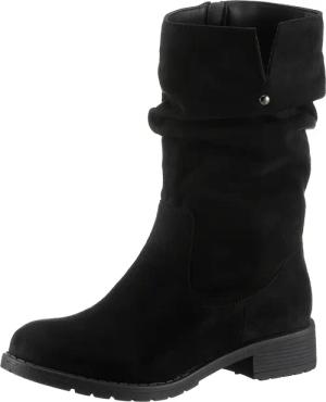 Aniston SHOES Stiefel, Stiefelette mit slouchy Schaft - NEUE KOLLEKTION, in bequemer Form