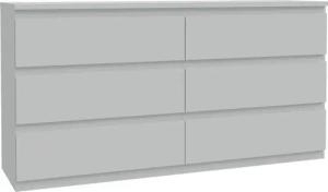 FORTE Kommode "Edmore", große Kommode, grifflose Front, Stauraum, 6 Schubladen