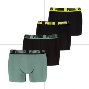 PUMA Boxershorts "PUMA MEN EVERYDAY BOXER 4P ECOM", (Packung, 4er Pack), mit breitem Logo-Webbund