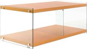 Kayoom TV-Schrank "TV-Tisch Elementary, eckige Form, viel Ablagefläche", (1 St.), TV-Tisch, gehärtetes Glas, pflegeleicht