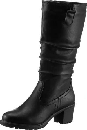 Aniston SHOES Stiefel, mit slouchy Schaft mit Raffungen - NEUE KOLLEKTION