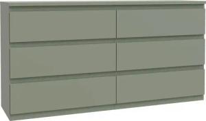 FORTE Kommode "Edmore", große Kommode, grifflose Front, Stauraum, 6 Schubladen