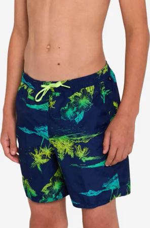 Boardshorts Surfen Jungen mit Taschen 100 Stories dunkelblau