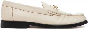 Tommy Hilfiger Halbschuhe Soft Leather Horsebit Loafer FW0FW08414 Écru