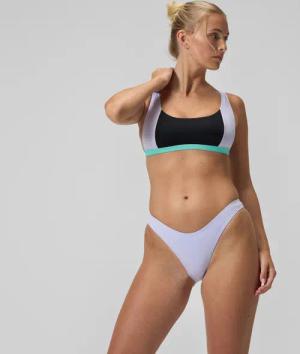 FLU3NTE Bikinihose mit rundem Beinausschnitt Lila für Damen