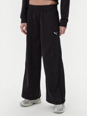 Puma Jogginghose Ess 629804 Schwarz Wide Leg