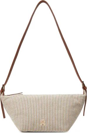 Tommy Hilfiger Handtasche Th Premium Beach Le Sling Bag AW0AW17177 Beige