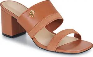 Tommy Hilfiger Sandalen LEATHER SUEDE BLOCK HEEL MULE