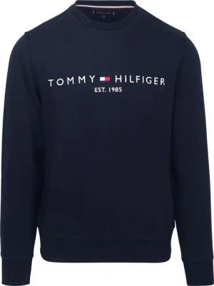 Tommy Hilfiger Logo Sweater Navy - Größe S