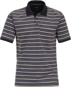 Casa Moda Poloshirt Streifen Blau - Größe L