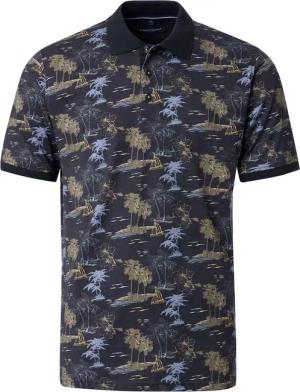Casa Moda Poloshirt Druck Navy - Größe M