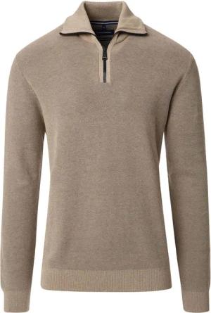 Casa Moda Halfzip Pullover Ecru - Größe M