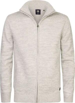 Petrol Strickjacke Elim Greige - Größe M