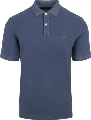 Marc O'Polo Poloshirt Solid Overdye Dunkelblau - Größe M