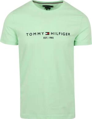 Tommy Hilfiger T-Shirt mit Logo Hellgrün - Größe S