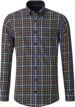 Casa Moda Freizeithemd Kariert Navy   - Größe 5XL