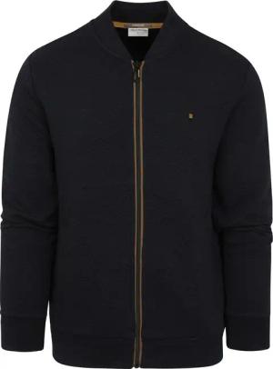 No Excess Strickjacken-Muster Marineblau - Größe XXL