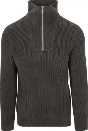 Marc O'Polo Half Zip Pullover Anthrazit - Größe XL