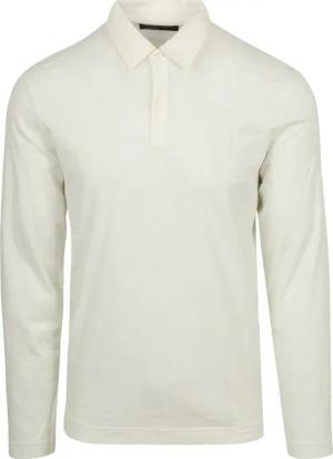 Marc O'Polo Longsleeve Poloshirt Off White - Größe L