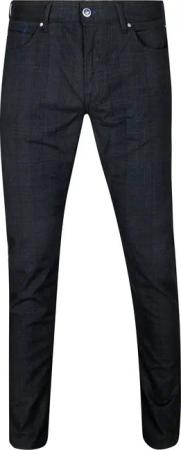 Vanguard V7 Rider Hose Karos Navy - Größe W 34 - L 34