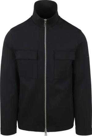 Marc O'Polo Scuba Interlock Overshirt Navy - Größe XXL