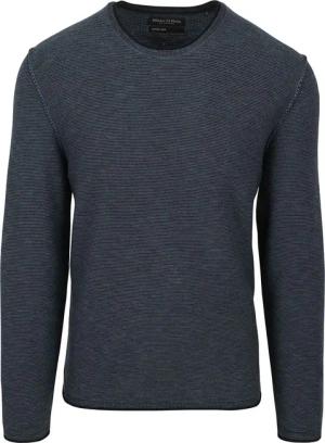 Marc O'Polo Pullover Crewneck Cotton/Linen Dark Blue - Größe XL