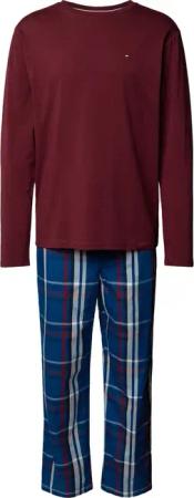 Tommy Hilfiger Pyjama Set Rot/Blau - Größe M