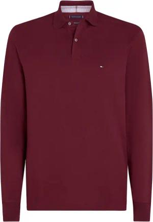 Tommy Hilfiger Longsleeve Polo Bordeaux Rot - Größe M